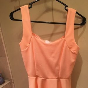 A’Gaci coral peplum top- never worn